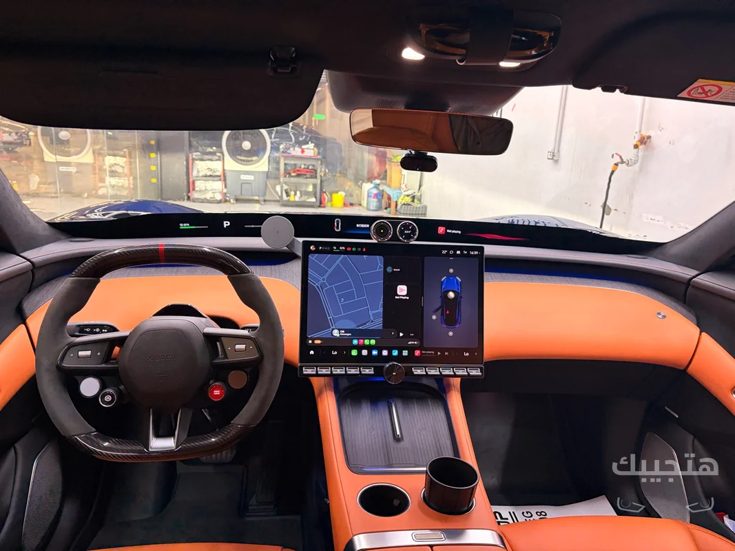 Interior view of 2025 Xiaomi YU7