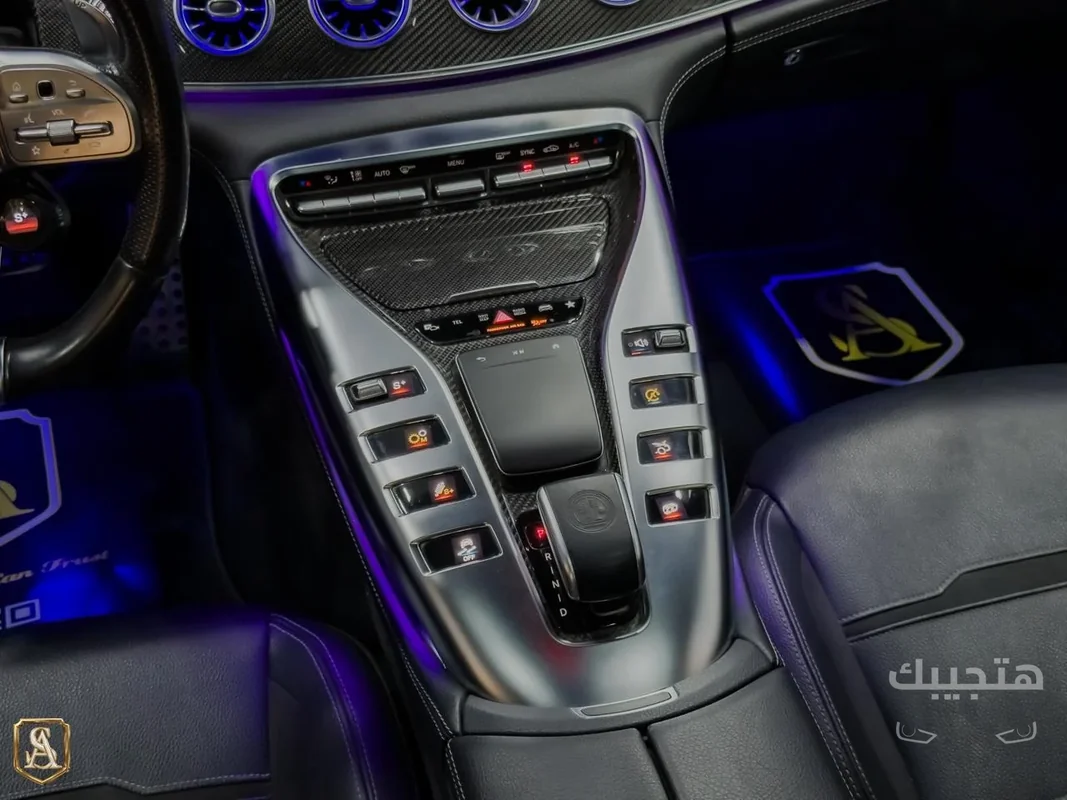 Interior view of 2021 Mercedes-Benz GT35