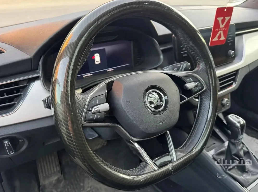 Interior view of 2022 Skoda Kamiq