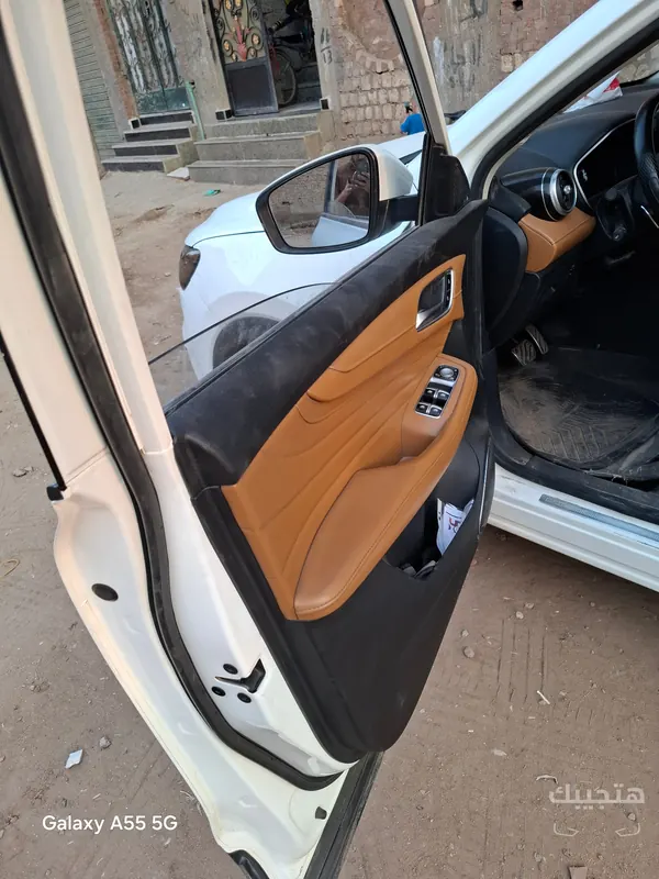 Interior view of 2021 MG HS