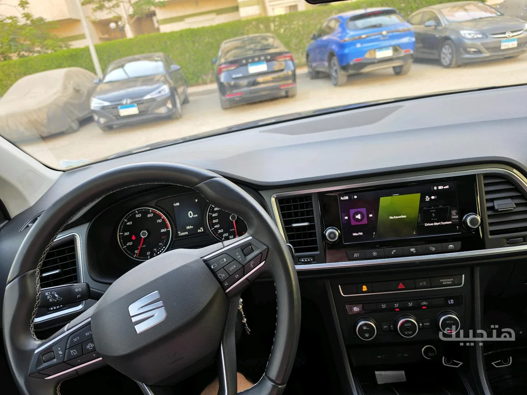 Interior view of 2021 SEAT Ateca