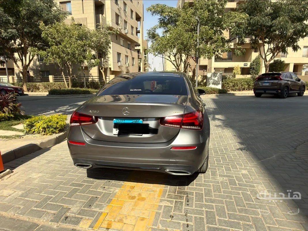 Rear and side view of 2021 Mercedes-Benz A180