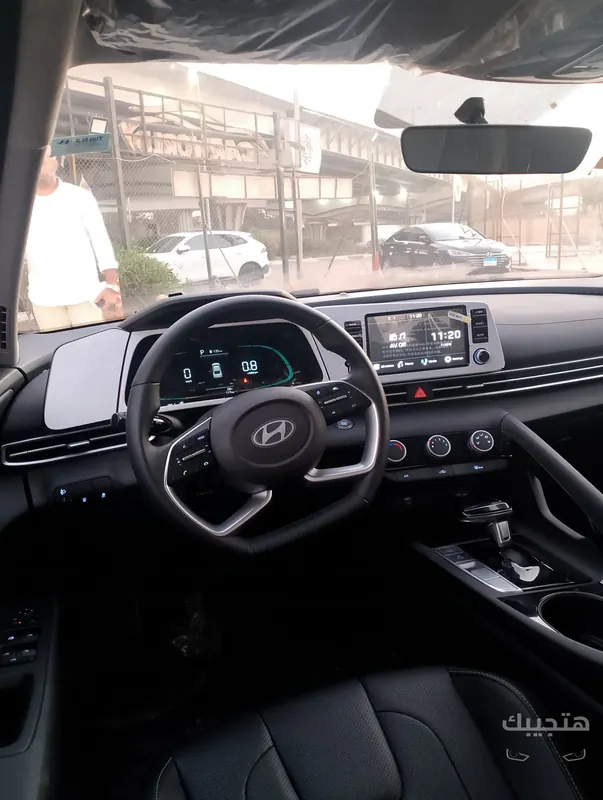 Interior view of 2026 Hyundai Elantra