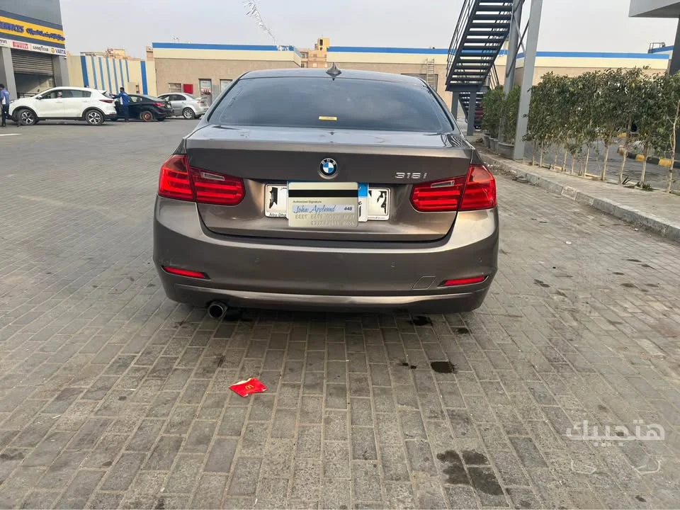 Rear view of 2014 BMW 316i