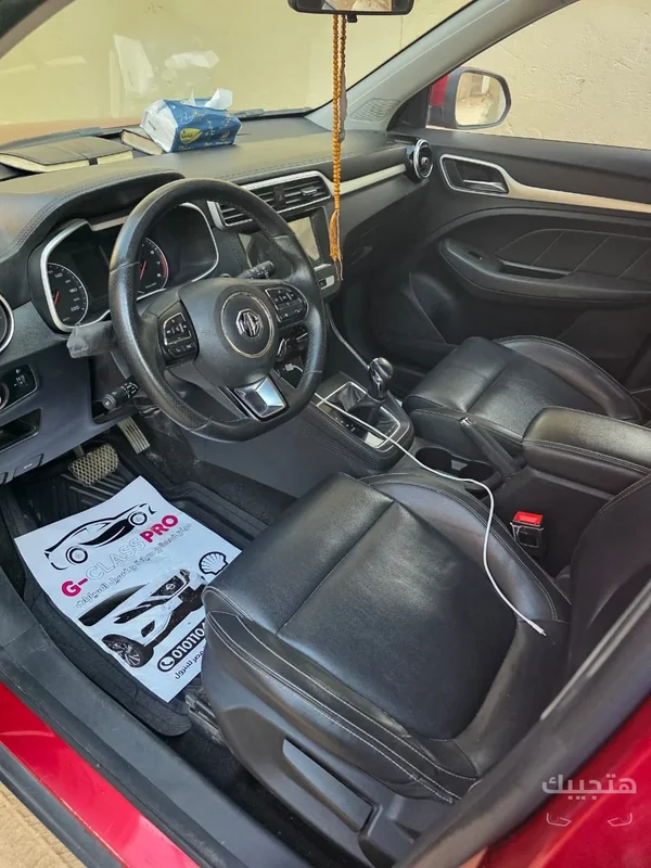 Interior view of 2019 MG ZS