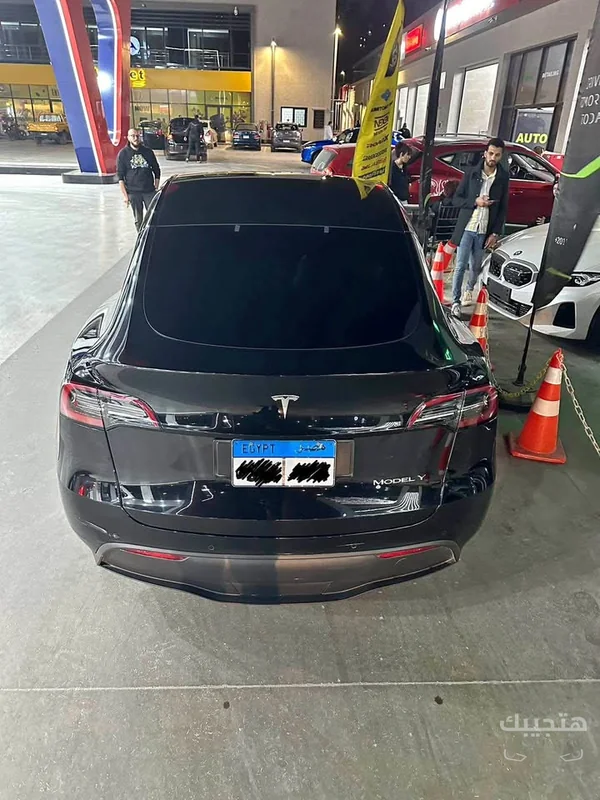 Rear view of 2023 Tesla Model Y