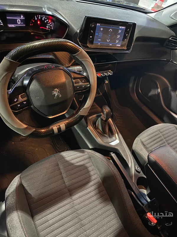Interior view of 2022 Peugeot 2008
