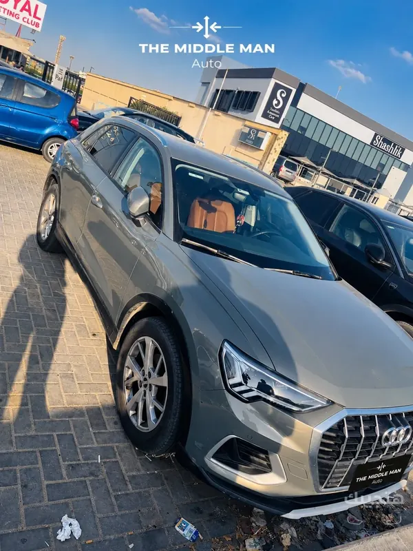 Front, side and interior view of 2024 Audi Q3