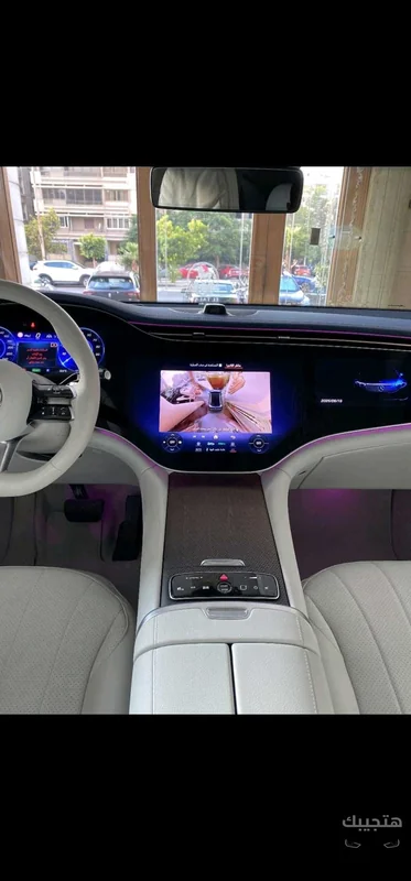 Interior view of 2026 Mercedes-Benz EQE 350