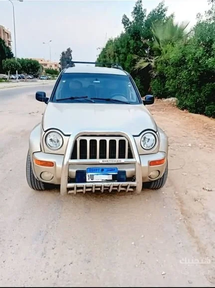 منظر أمامي لسيارة جيب ليبرتي موديل 2002