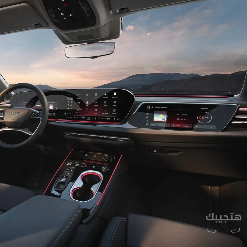 Interior view of 2026 Audi A6