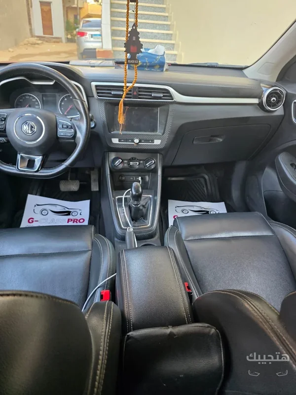 Interior view of 2019 MG ZS