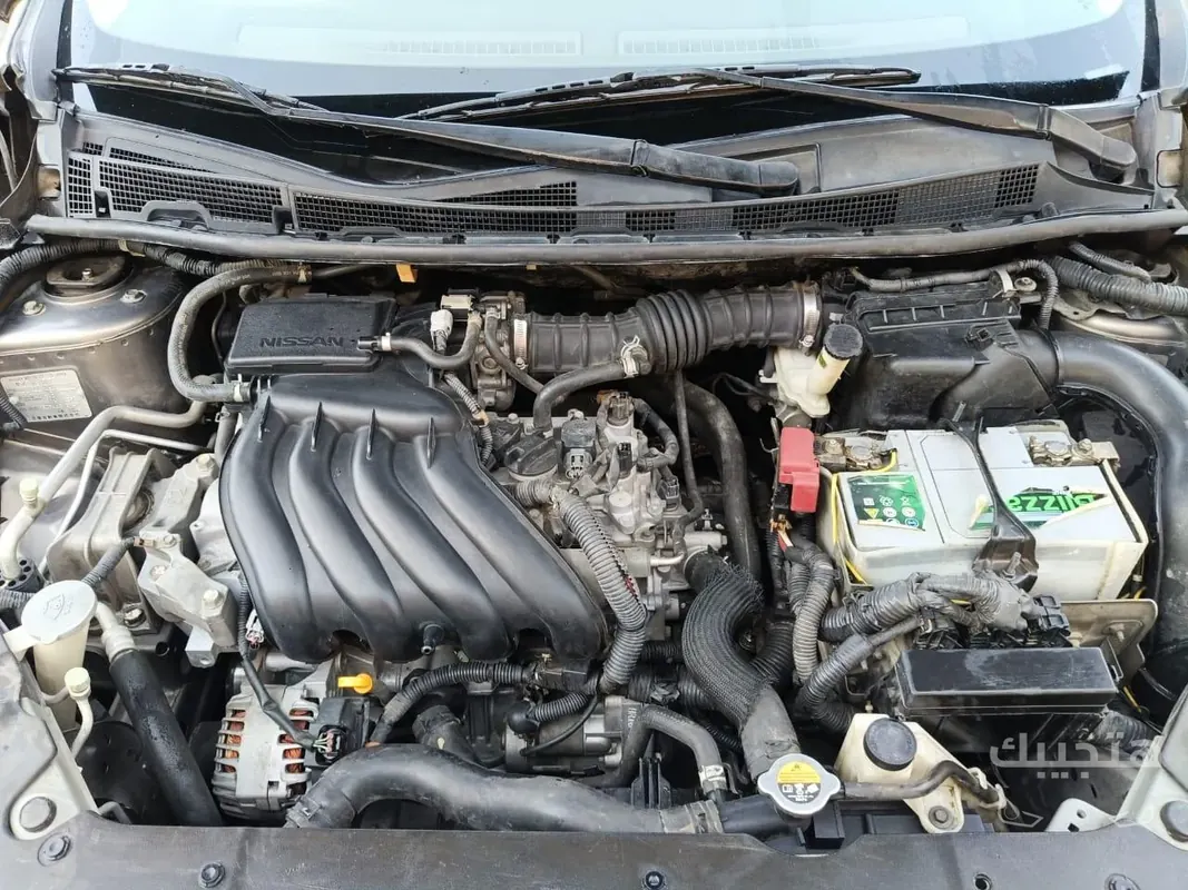 Interior view of 2015 Nissan Sentra
