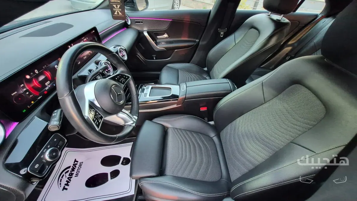 Interior view of 2024 Mercedes-Benz CLA 200