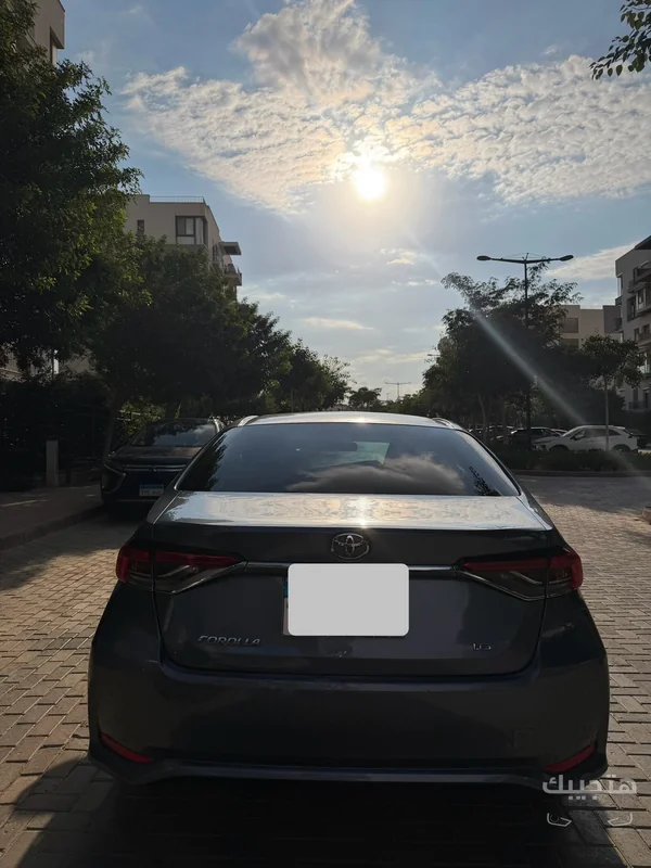 Rear view of 2020 Toyota Corolla