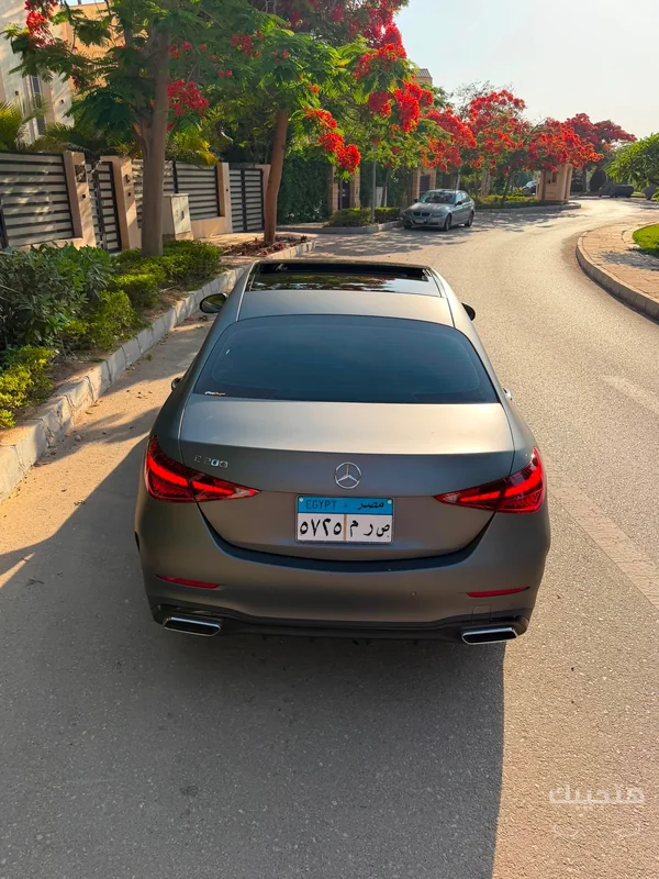 Rear view of 2025 Mercedes-Benz C200