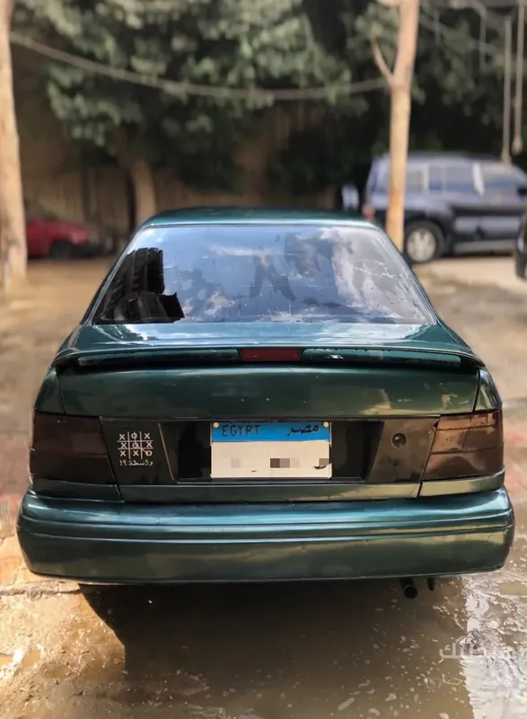 Rear view of 1997 Hyundai Excel