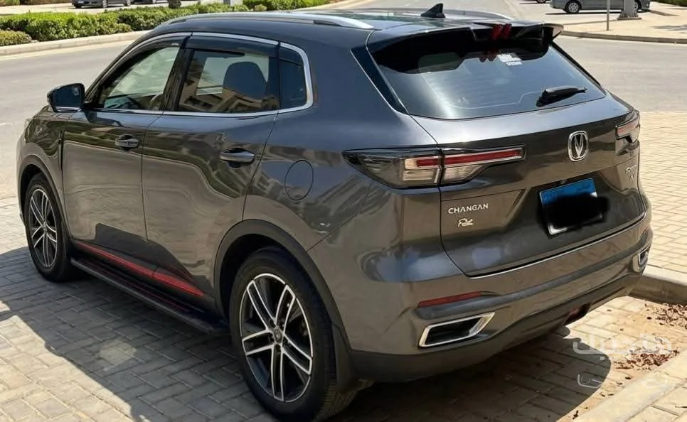 Rear and side view of 2024 Changan CS55