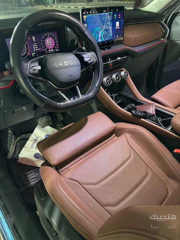 Interior view of 2025 Skoda Kodiaq