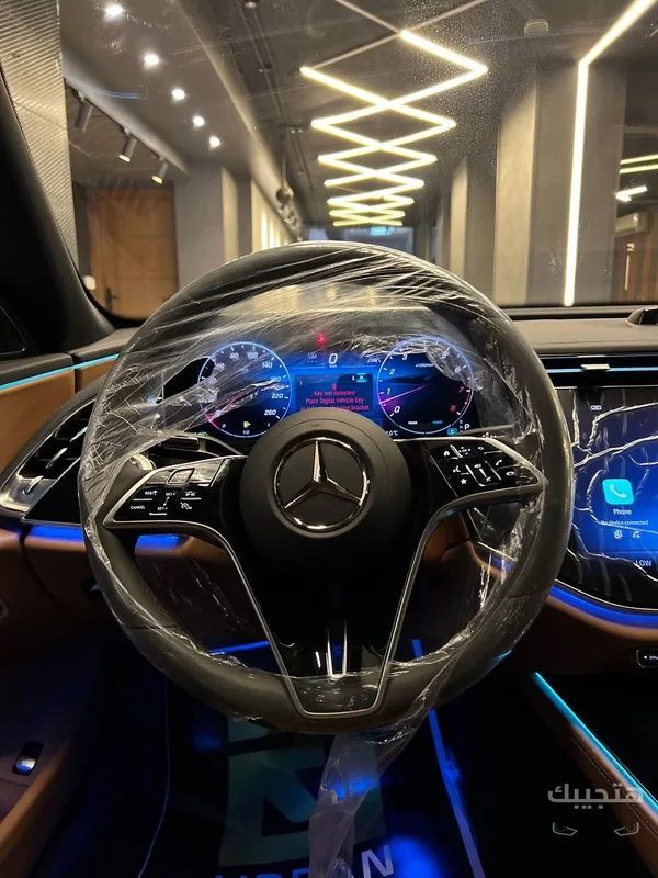 Interior view of 2026 Mercedes-Benz E200