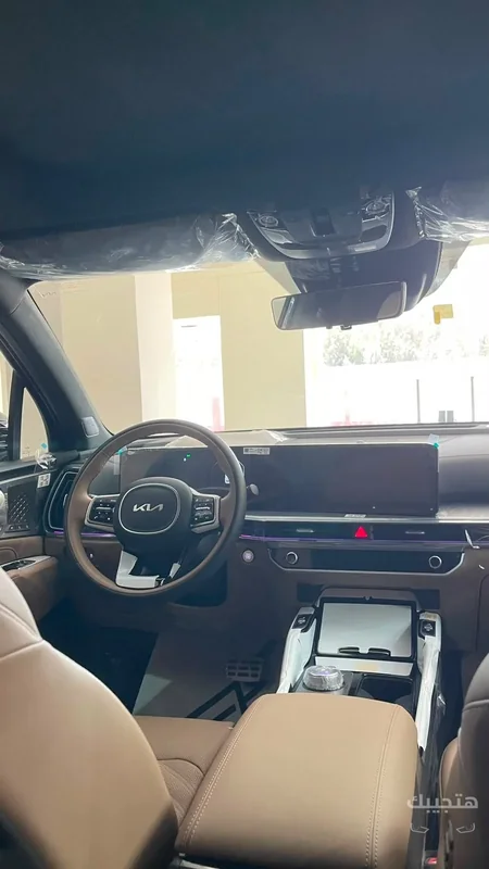 Interior view of 2025 Kia Sorento