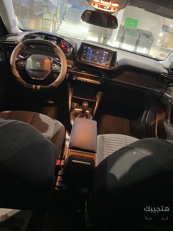 Interior view of 2022 Peugeot 2008