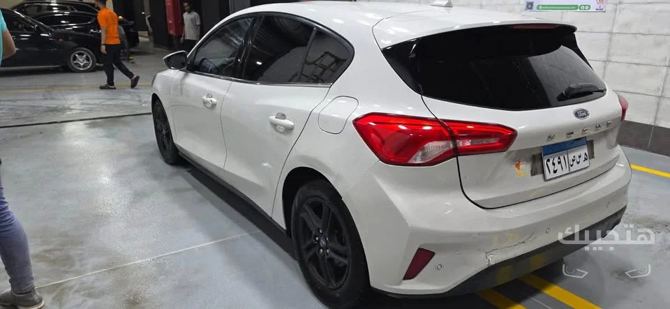 Rear and side view of 2021 Ford Focus