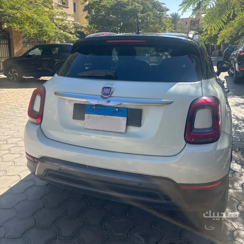Rear view of 2021 Fiat 500X