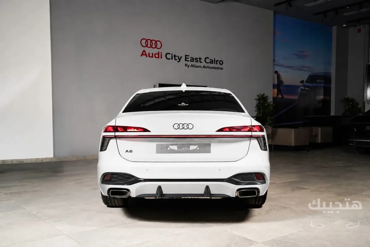 Rear view of 2026 Audi A6