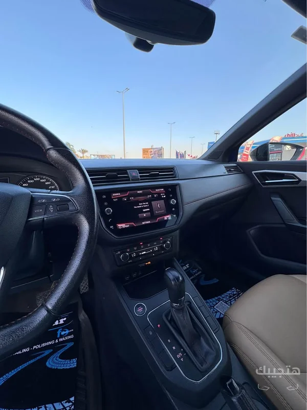 Interior view of 2020 SEAT Ibiza