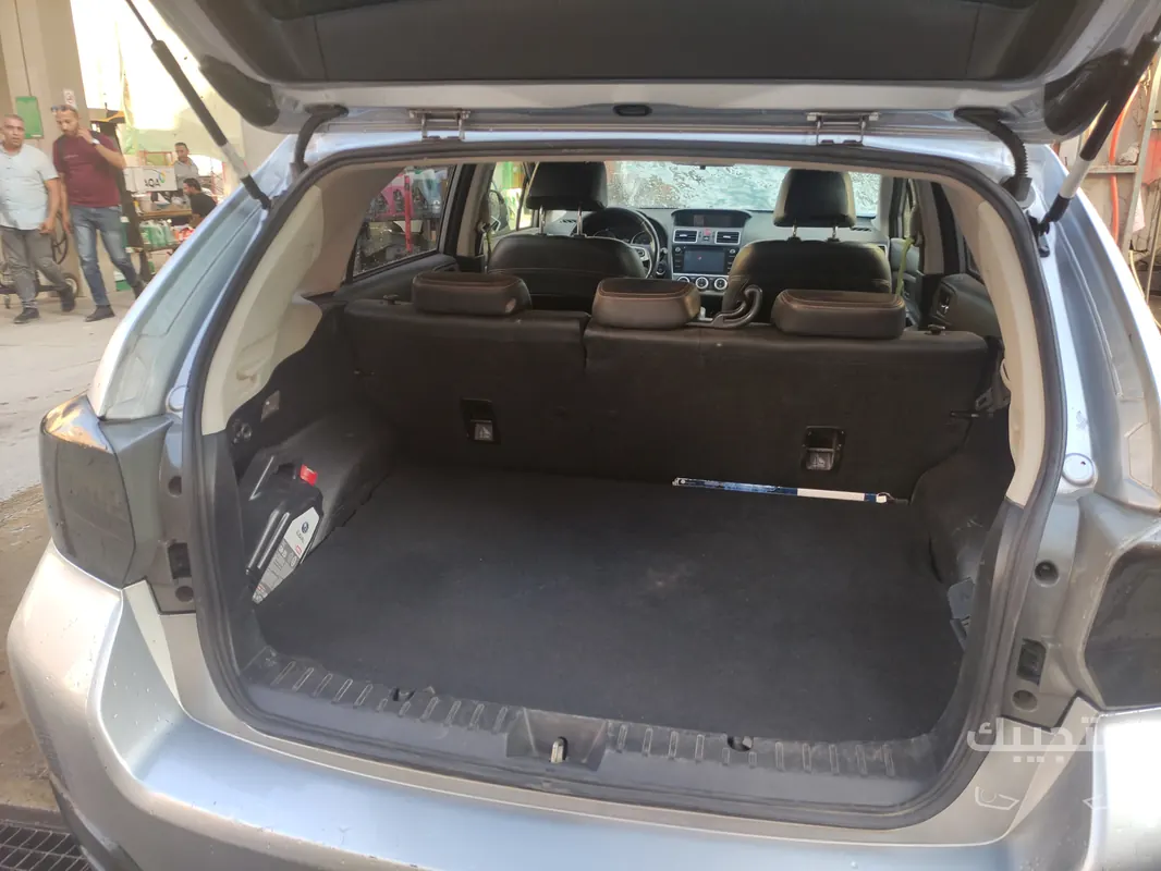 Boot, Interior and rear view of 2017 Subaru XV