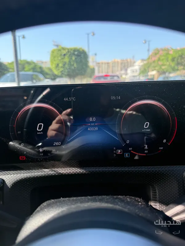Dashboard view of 2021 Mercedes-Benz A200