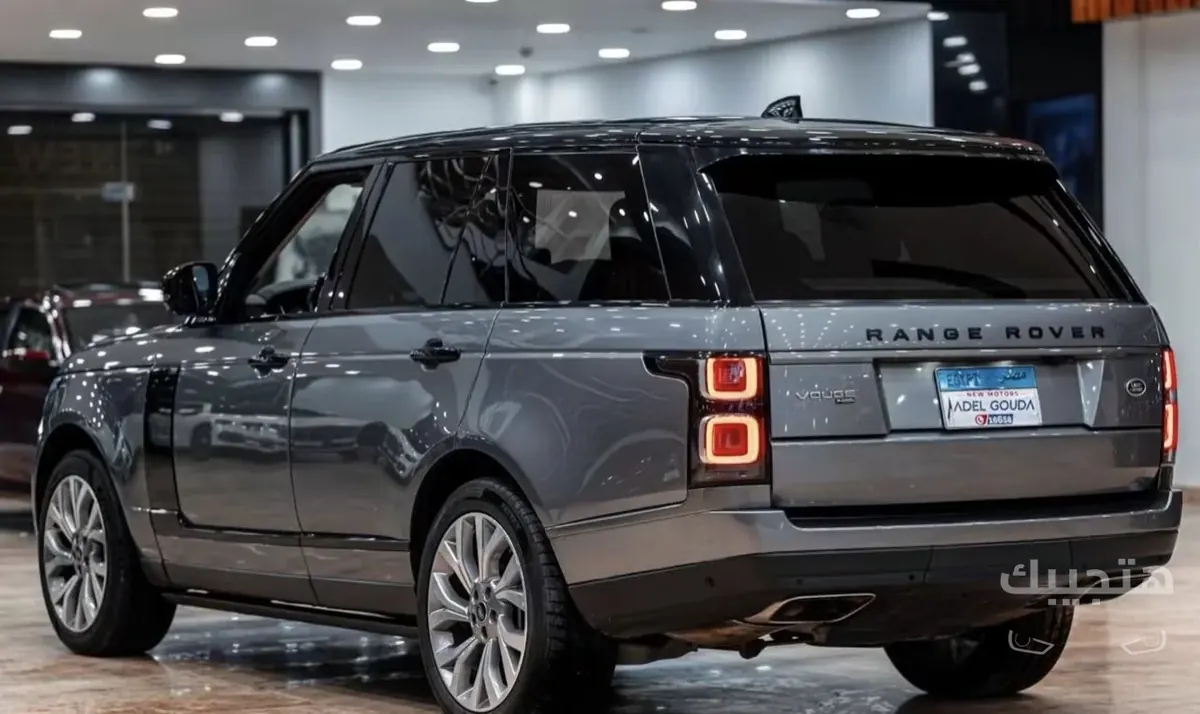 Rear and side view of 2021 Land Rover Range Rover