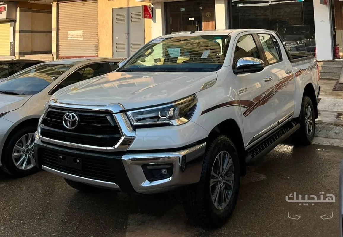Front and side view of 2026 Toyota Hilux
