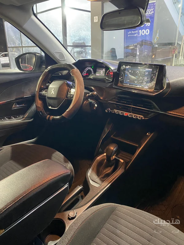 Interior view of 2022 Peugeot 2008