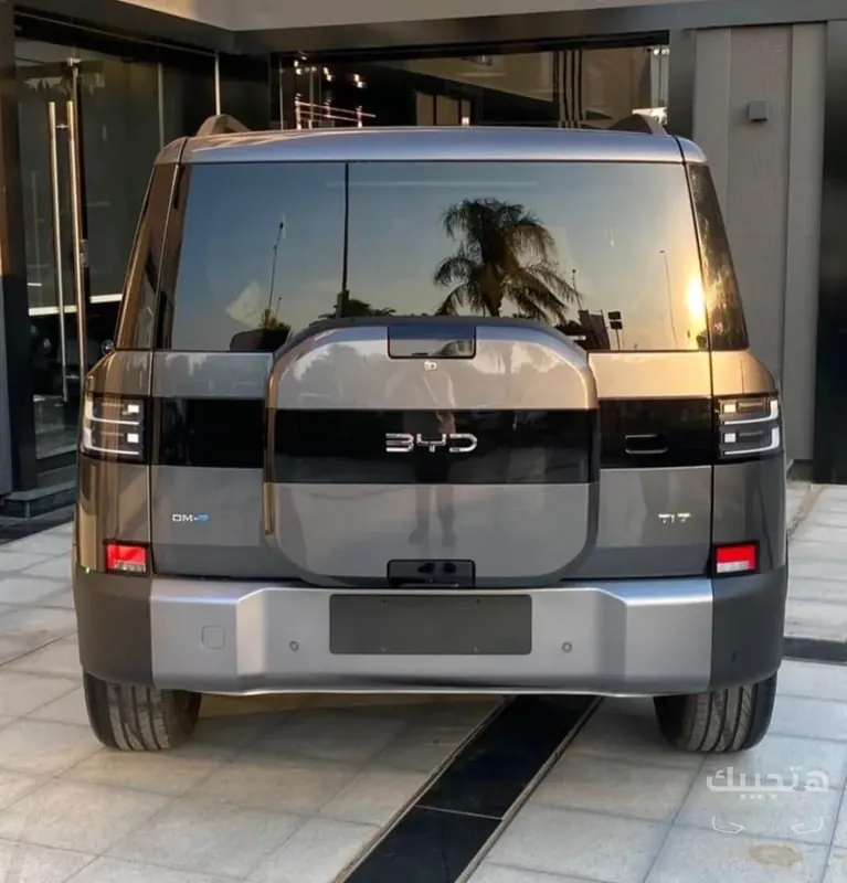 Rear view of 2027 BYD Ti7