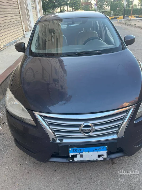 Front, side and interior view of 2015 Nissan Sentra