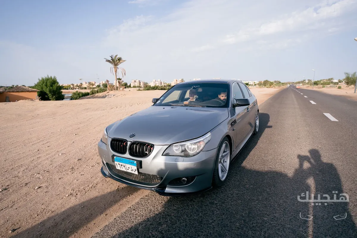 Front, side and interior view of 2005 BMW 528i