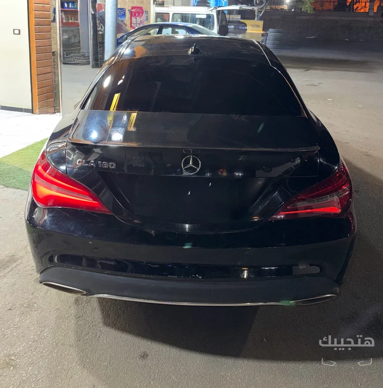 Rear view of 2018 Mercedes-Benz CLA 180